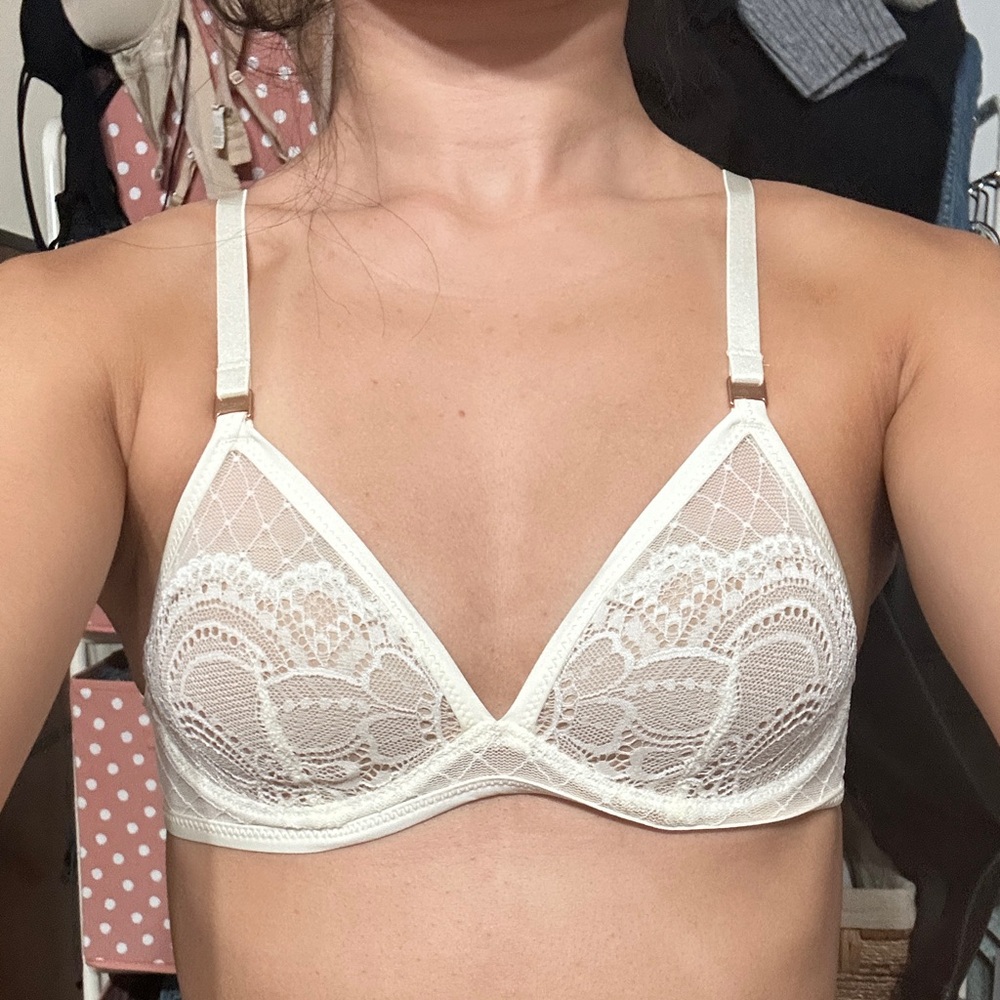Aerie Lace Bralette in Cream